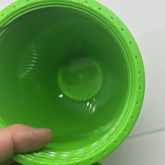 Starbucks 2021 Neon Lime Green Studded Tumbler 16oz Cold cup. Halloween Slime - Picture 5 of 6